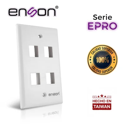 Placa De Pared (faceplate) Enson Epro-fp40