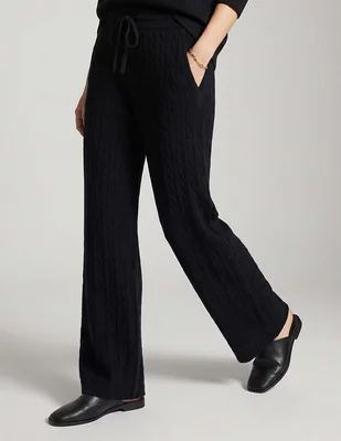 Pants straight con jareta para mujer