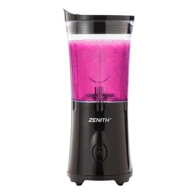 Licuadora Personal Zenith 350W Vaso Individual Color Negro