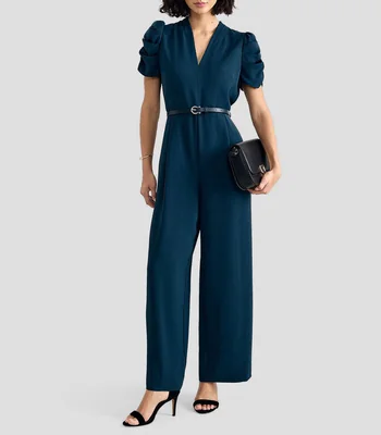 Jumpsuit de corte wideleg Mujer