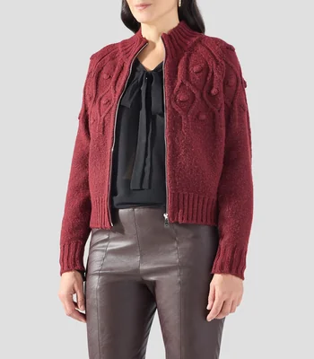 Suéter cuello alto Mujer
