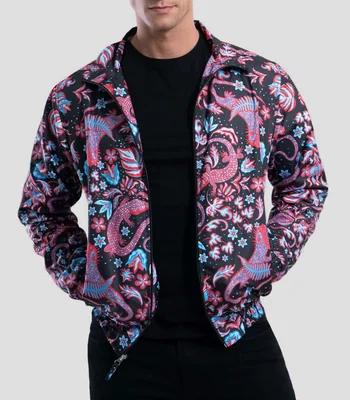 Chamarra bomber Iguana Hombre