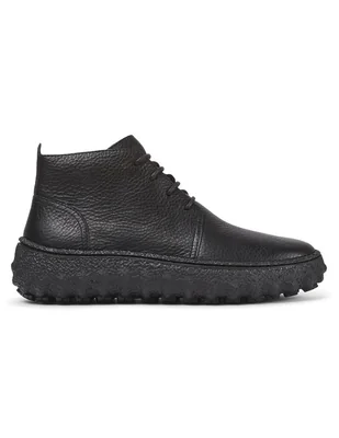 Botín Ground de piel para hombre