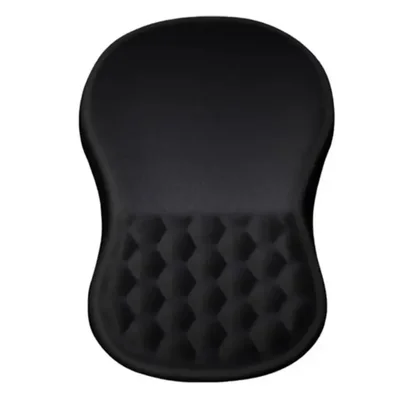 Alfombrilla De Ratón Ergonómico Con Diseño De Masaje, Color Negro