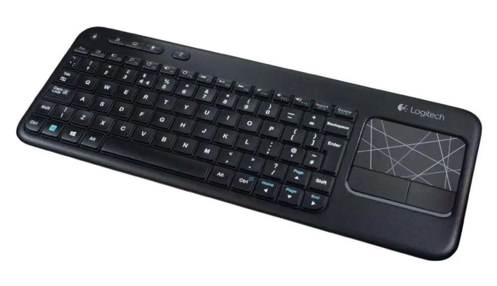 Teclado Logitech K400 inalámbrico con touchpad AZERTY