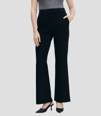 Pantalón Acampanado Pretina Pasada Mujer