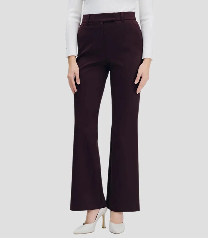 Pantalón Recto Pretina Pasada Mujer