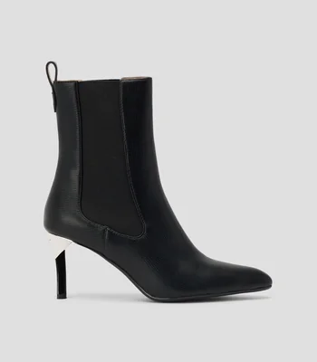 Botas Medias con Tacón delgado de 8 cm Mujer