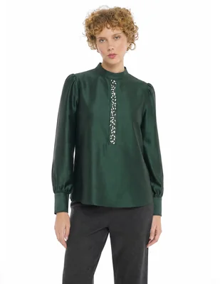 Blusa galilea manga larga para mujer