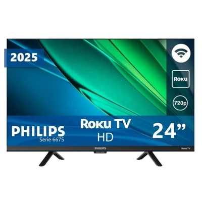 Pantalla Philips 24PFL6675/F8 24" HD Roku LED WiFi 1280x720