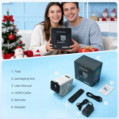 Proyector X1ar Led 1080p Android14 300 Ansi Wifi 6 Bluetooth