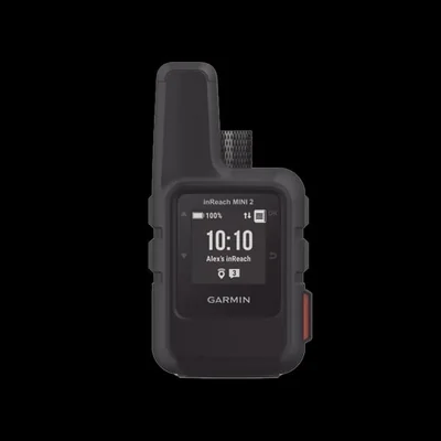 GPS portátil inReach® Mini 2 / Pantalla Monocroma Transflectiva 23 x 23 mm / Resolución 176 x 176 píxeles / Batería Recargable de Iones de Litio / Autonomía Hasta 14 Días / Resiste