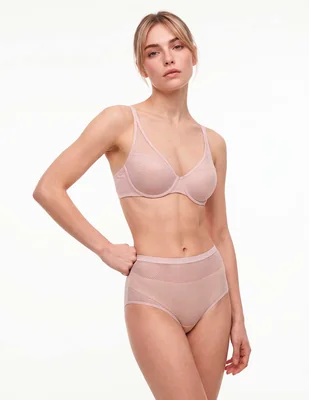 Brassiere demi warners con copa para mujer