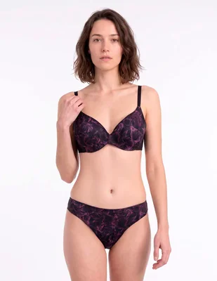 Brassiere demi Warners copa preformada para mujer