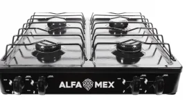 Alfa Parrilla de Gas Empotrable 311, 4 Quemadores