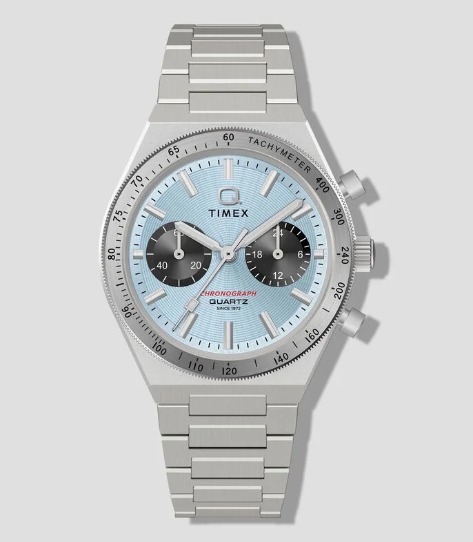 Reloj Unisex Q Continental Casual Chrono Azul