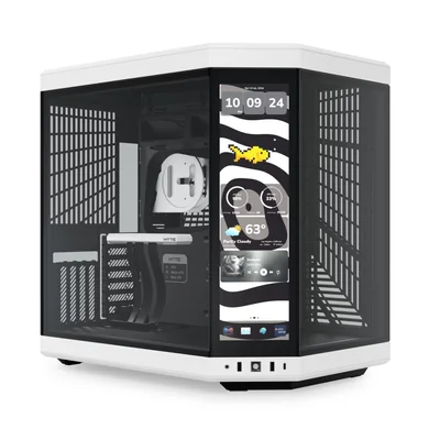 Chasis Para Computadora Hyte Y70 Touch Atx Mid Tower Case Lcd De 14.9 Pulgadas - Venta Internacional.