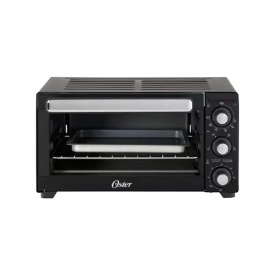 Oster Horno Con Convección De 15 L De Capacidad Con Interior Antiadherente Para Hornear Asar Tostar Convección Accesorio
