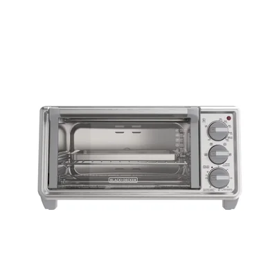 Black+decker Horno Tostador 4 Rebanadas Con Tecnología Eventoast 5 Funciones 1150w To4130-1sdla
