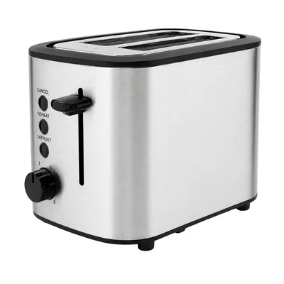 Tostador Zenith 2 Rebanadas Ranura Ancha Acero Inoxidable
