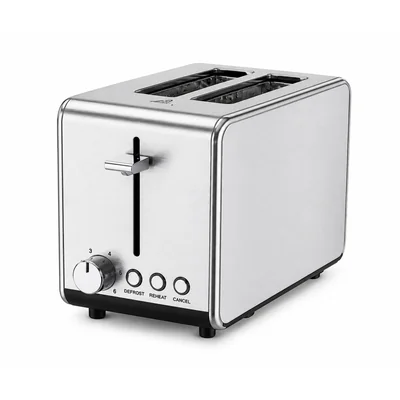 Tostador Zenith Extra Ancho 2 Rebanadas Acero Inoxidable