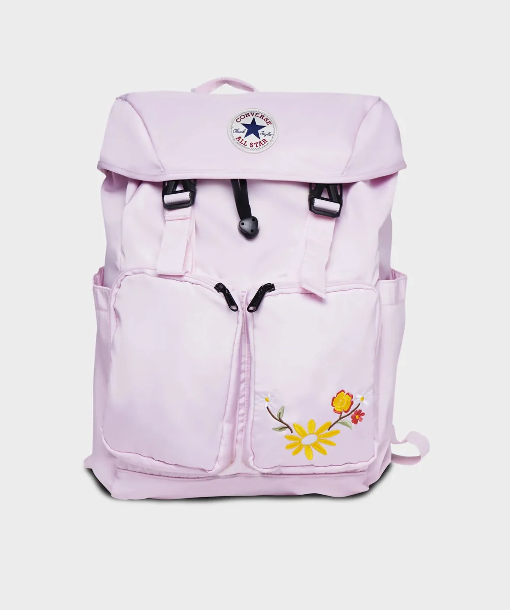 Mochila Converse Utility Flowers Rosa para Mujer