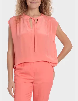 Blusa manga corta para mujer