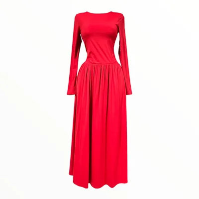 Vestido Largo Rojo LC