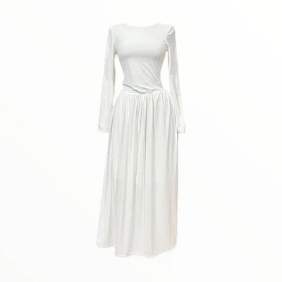 Vestido Largo Blanco LC