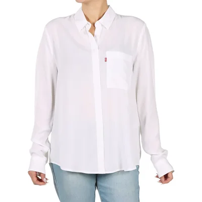 Blusa Camisera Lisa Casual Levi's para Mujer