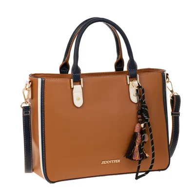 Bolso Tote Café Jennyfer para Mujer