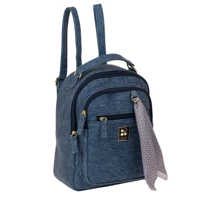 Bolso Backpack Mezclilla Lover para Mujer