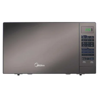 Microondas Midea Gourmet 0.7 Pies 1050W Espejo Gris