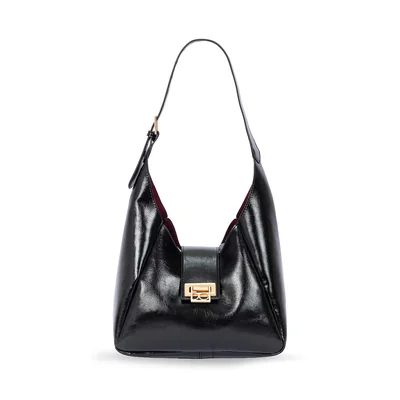 Bolso Hobo Negro Cloe