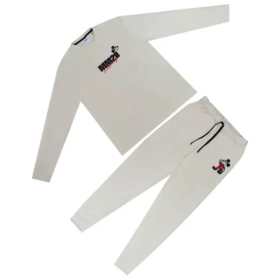 Pijama de Pantalón y Playera Manga Larga con Diseño Micky Mouse para Hombre