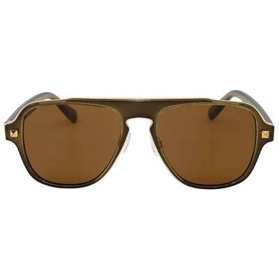 Lentes de Sol Cafés Aviador para Hombre
