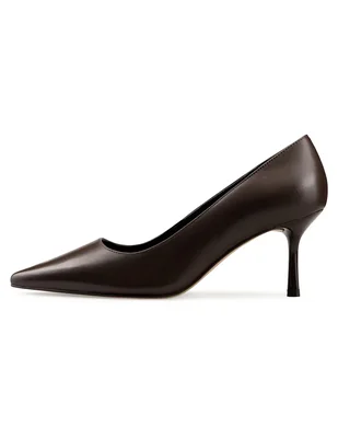 Zapatilla de piel