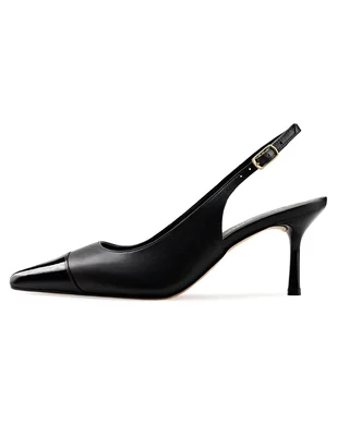 Zapatilla de piel