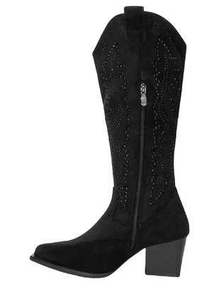 Bota cowboy abajo de la rodilla para mujer