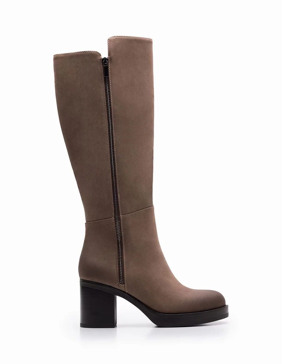 Bota abajo de la rodilla para mujer