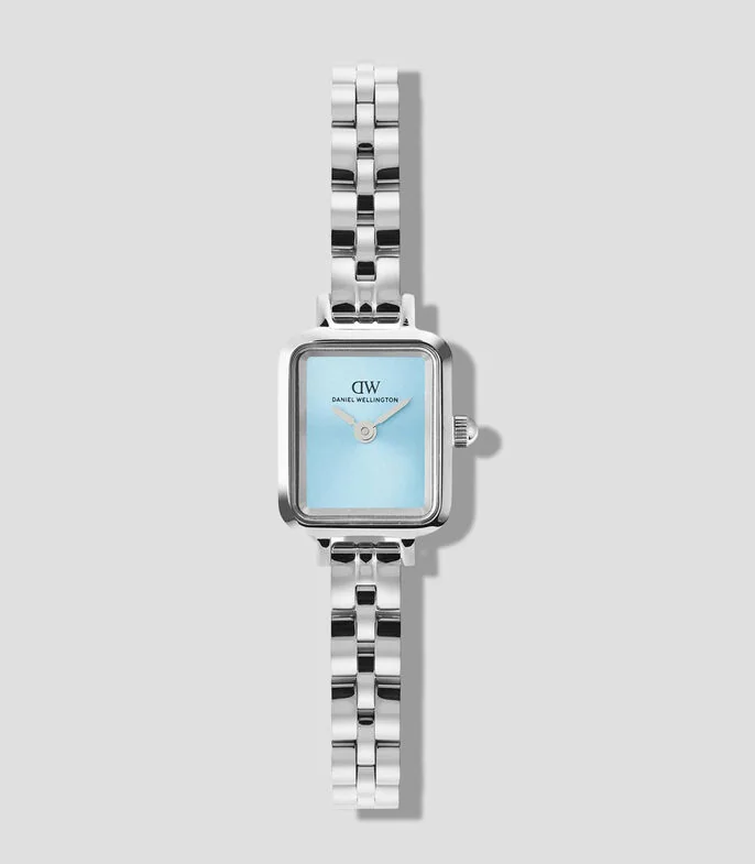 Reloj para Mujer Quadro Mini Casual, Plateado