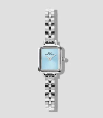 Reloj para Mujer Quadro Mini Casual, Plateado