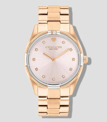 Reloj para Mujer Brooks Clásico Oro rosa
