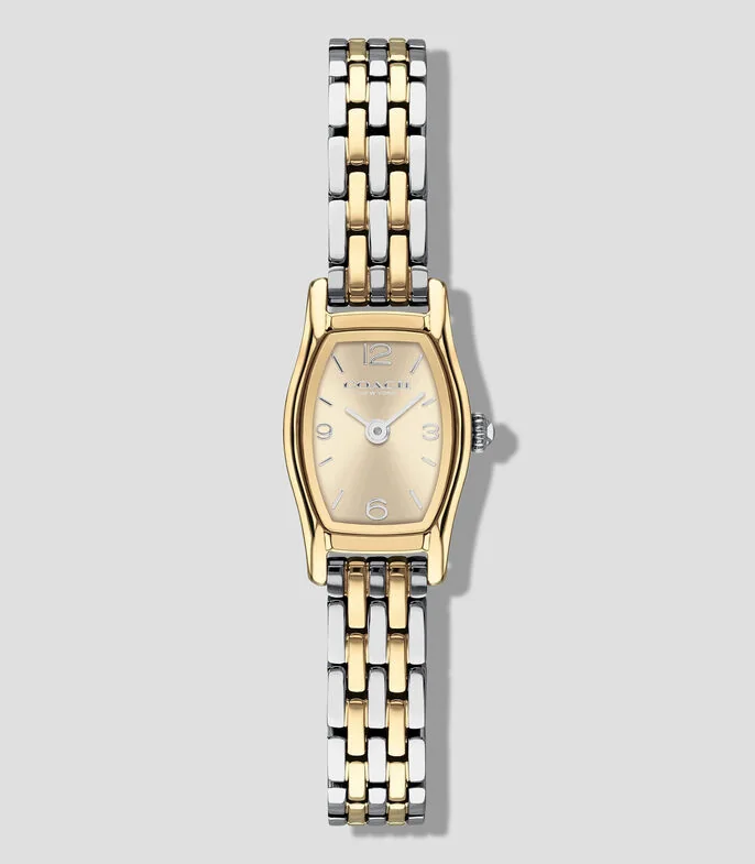 Reloj para Mujer Greta casual, dorado/plateado