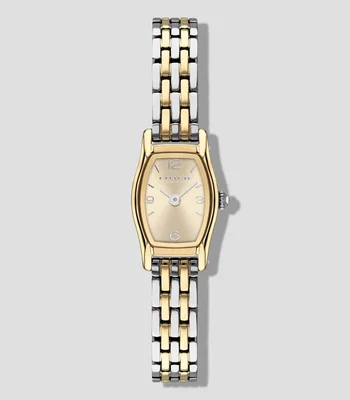 Reloj para Mujer Greta casual, dorado/plateado