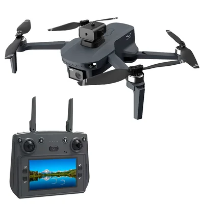 Drone Vak W7 Gps Wifi Control Con Pantalla Cámara