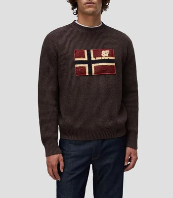 Suéter cuello redondo Hombre