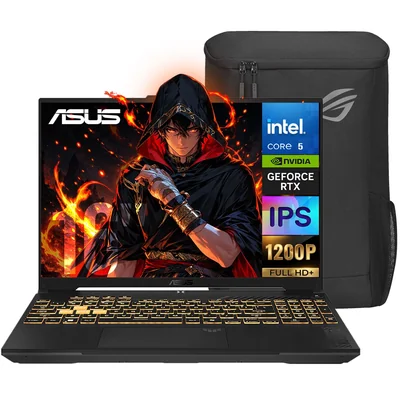 Laptop Gamer ASUS TUF Gaming F16 GeForce RTX 3050 Intel Core 5 210H 32GB RAM 1.5TB SSD 16" Teclado en Español + Mochila