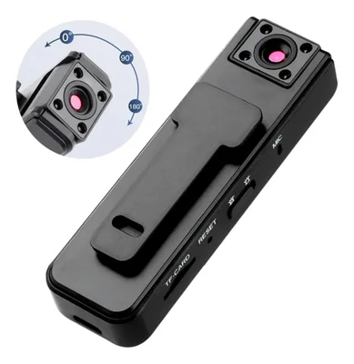 Mini Cámara Espía Digital 1080p Portatil Graba Vídeo Audio Color Negro Gogo Electronics A9n Fralugio