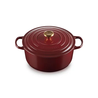 Le Creuset Horno Holandés Redondo De Hierro Fundido Esmaltado 7.25 Cuartos De Galón Rhone'